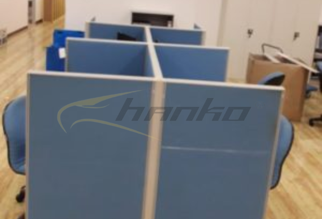 Meja Partisi Kantor Biru