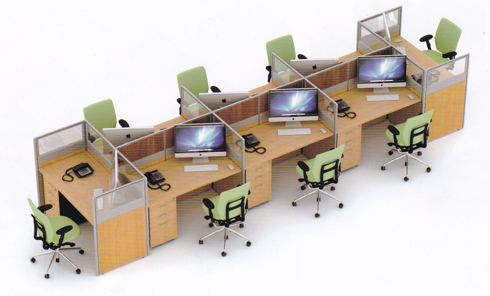 Meja Partisi Kantor Uno 4 Series Slim 8 Jakarta Meja Partisi Kantor Uno 4 Series Slim 8 Jakarta